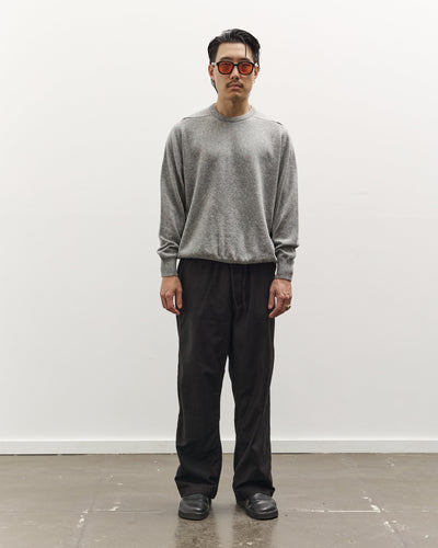 orSlow Simple Crewneck Sweater, Light Grey