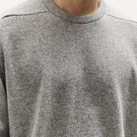 orSlow Simple Crewneck Sweater, Light Grey