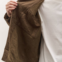 orSlow Relax Fit Simple Work Jacket, Coffee Brown