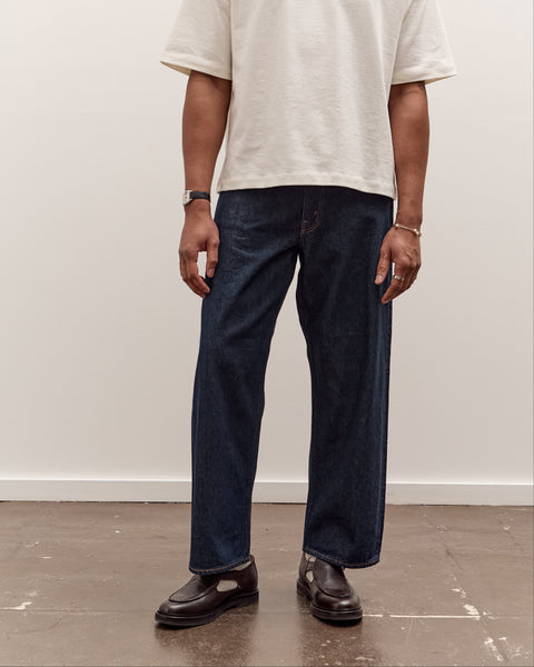 orSlow Super Dad's Denim Pants Unisex, One Wash – Glasswing