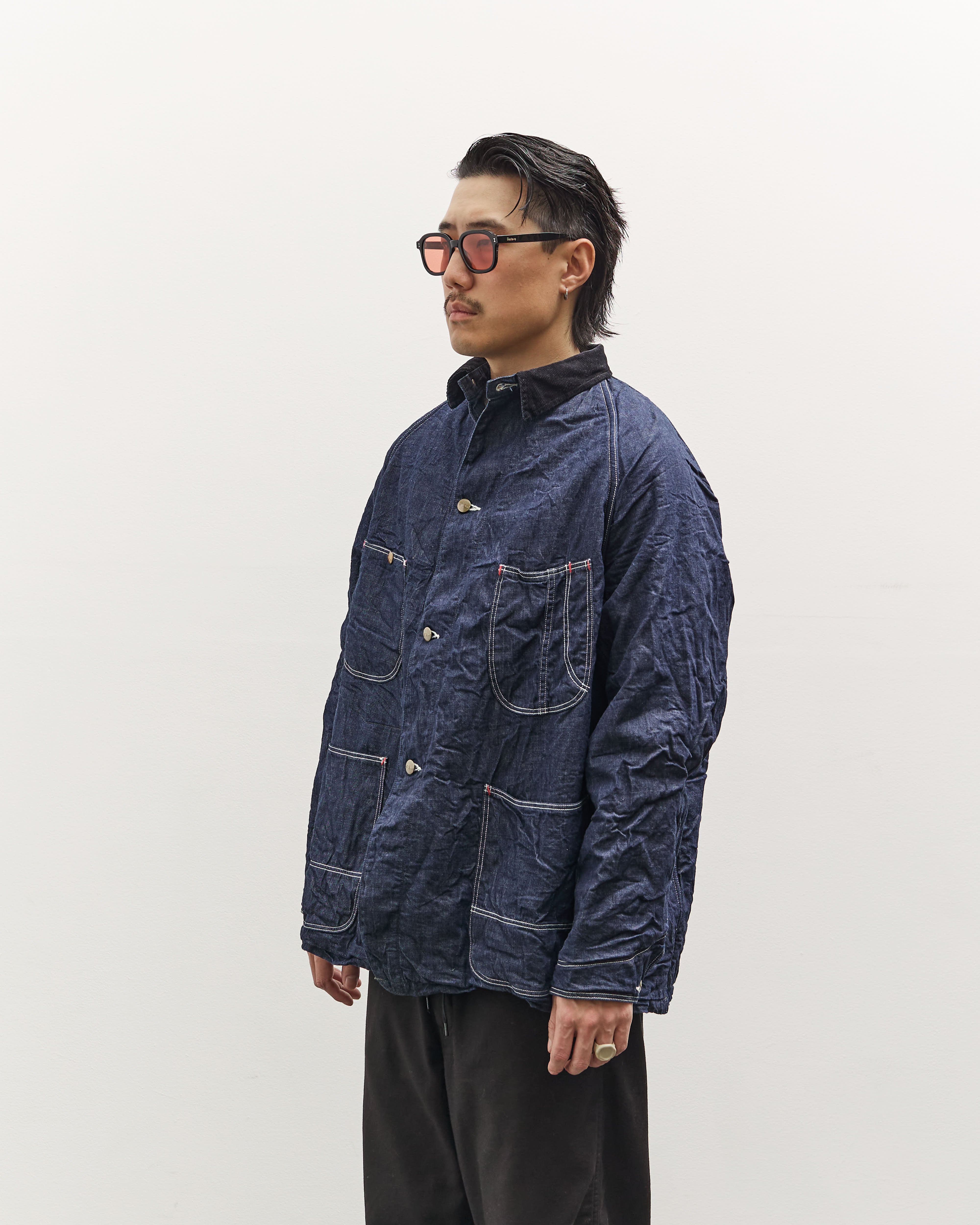 orSlow Wool Liner Relax Fit Coverall Unisex, One Wash – Glasswing