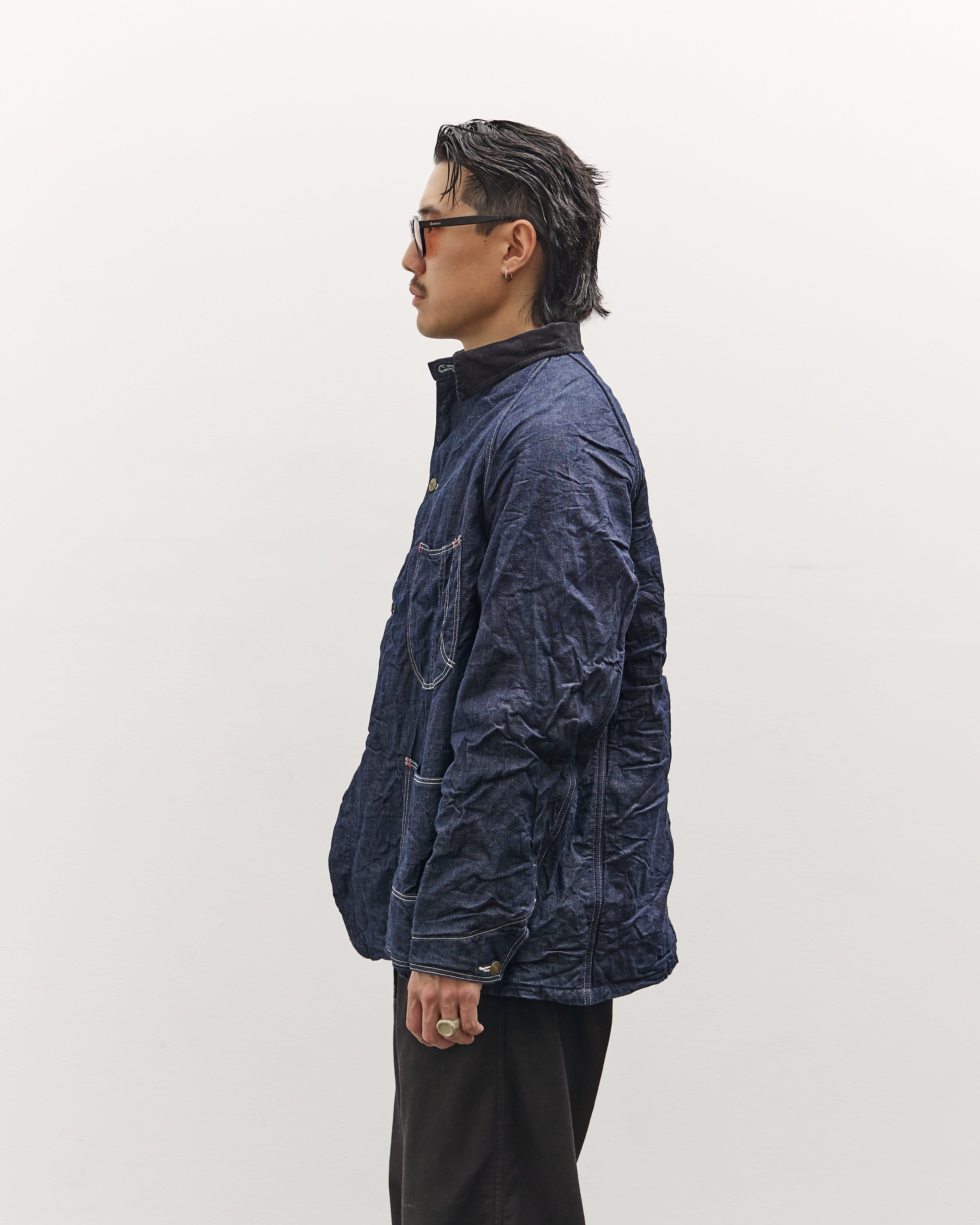 orSlow Wool Liner Relax Fit Coverall Unisex, One Wash – Glasswing