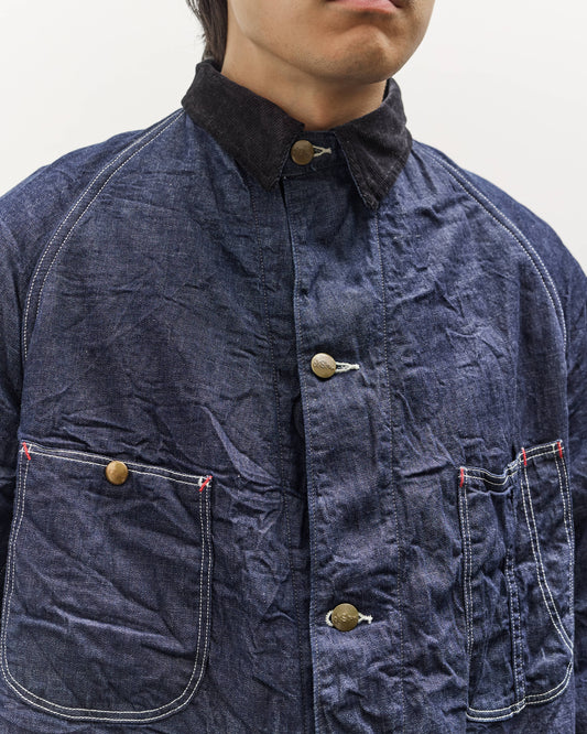 orSlow Wool Liner Relax Fit Coverall Unisex, One Wash