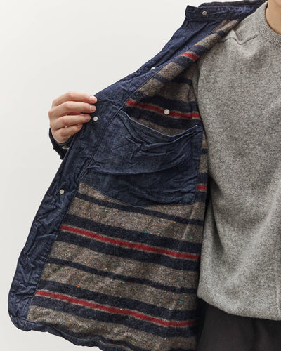 orSlow Wool Liner Relax Fit Coverall Unisex, One Wash