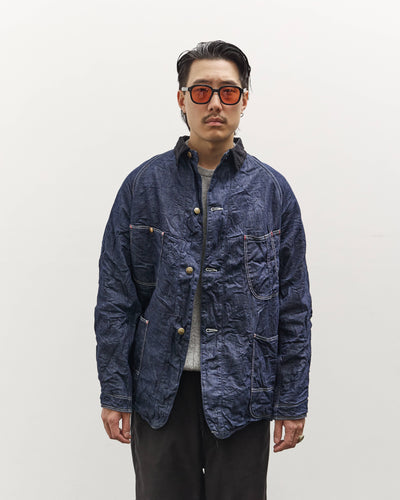 orSlow Wool Liner Relax Fit Coverall Unisex, One Wash