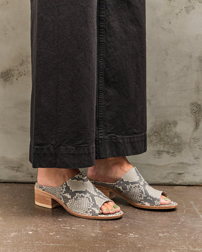 Petrosolaum Sabot Sandals, Python