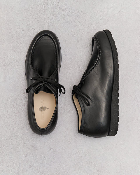 PETROSOLAUM ブラック Petrosolaum Tyroleen Shoes, Black | Glasswing Shop