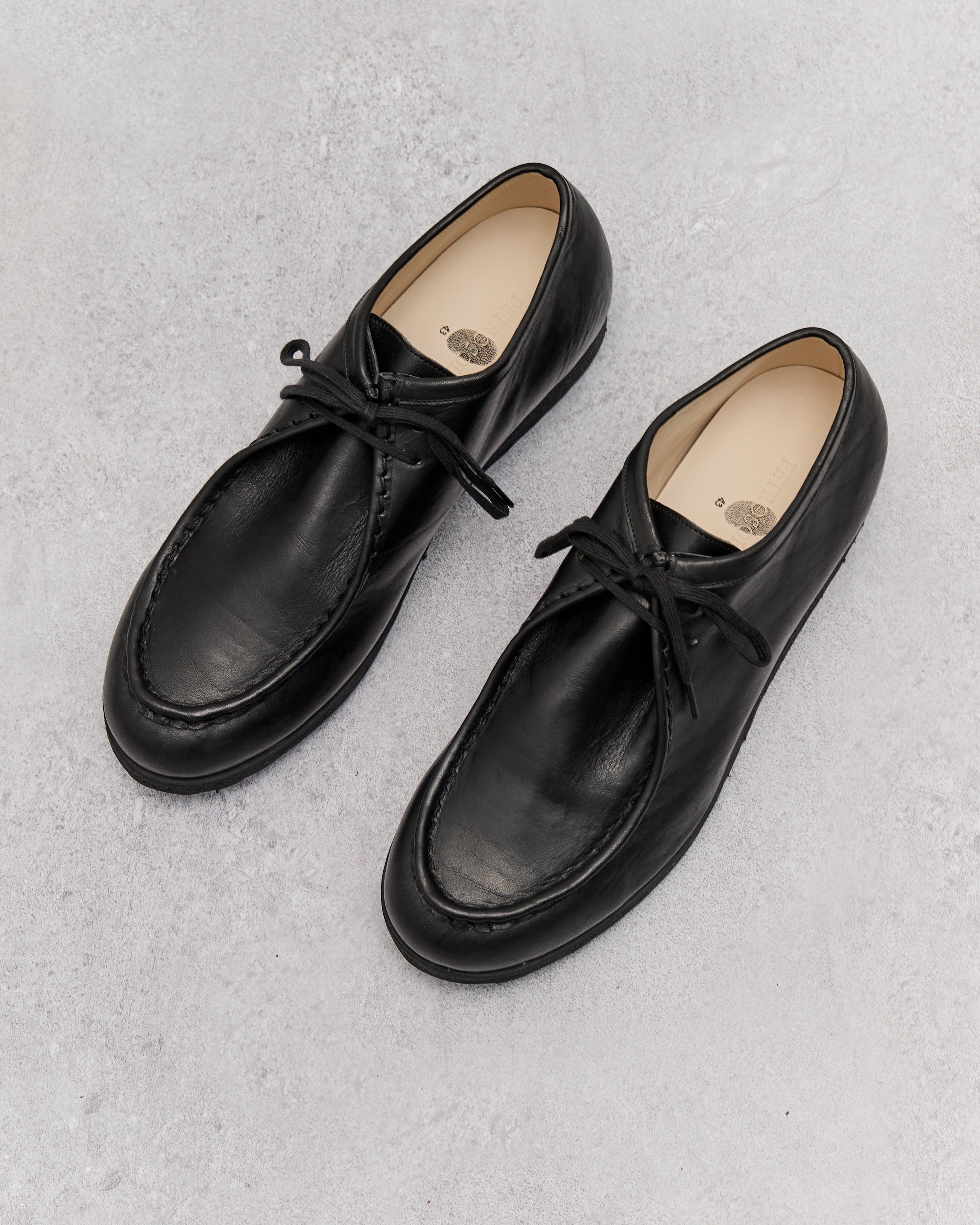 Petrosolaum Tyroleen Shoes, Black | Glasswing Shop