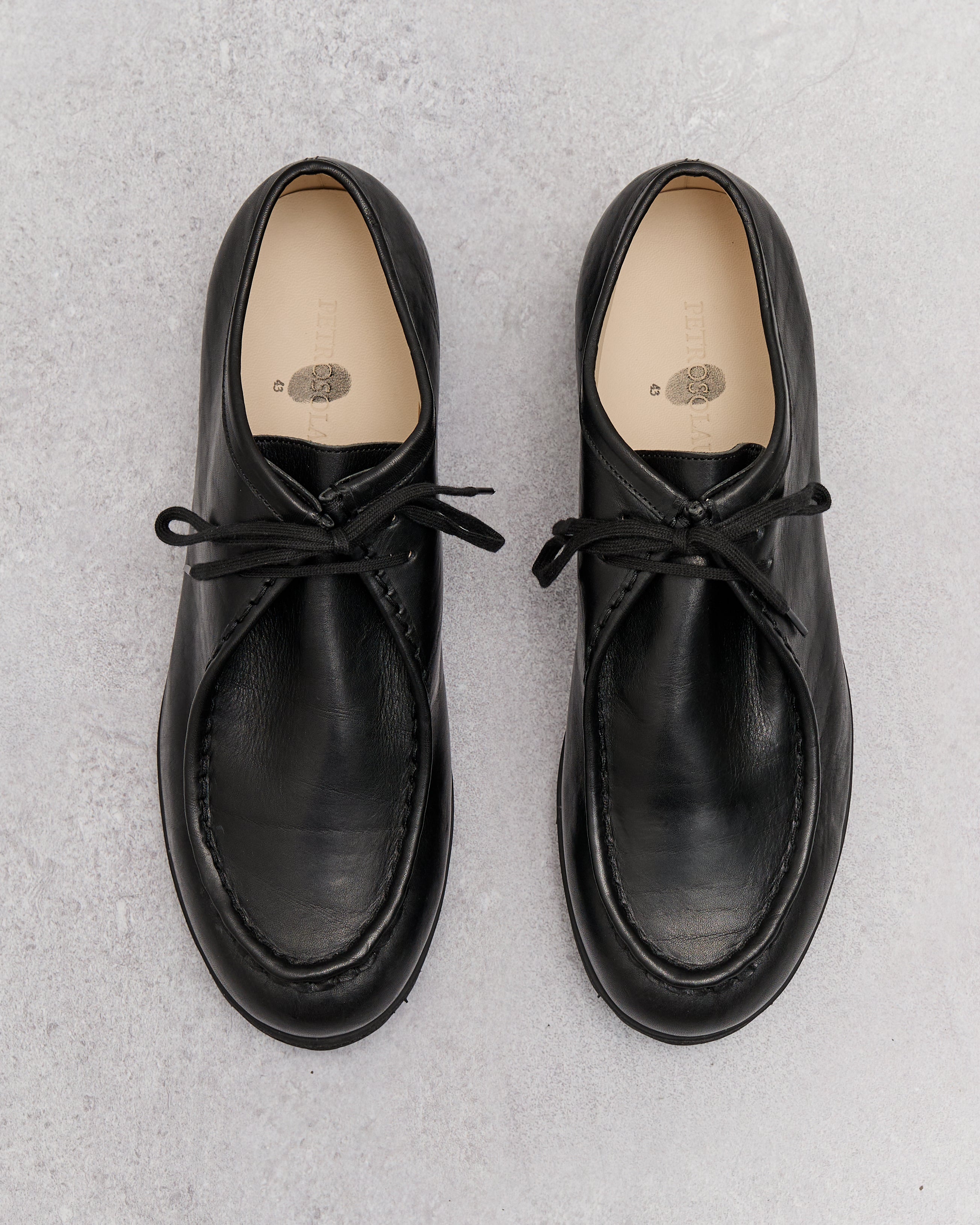 Petrosolaum Tyroleen Shoes, Black | Glasswing Shop