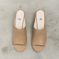 Petrosolaum Sabot Sandals, Grey Beige