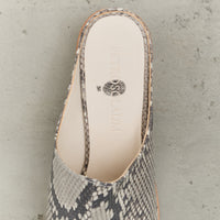 Petrosolaum Sabot Sandals, Python