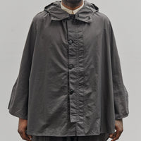 Postalco Rain Cape, Charcoal Gray