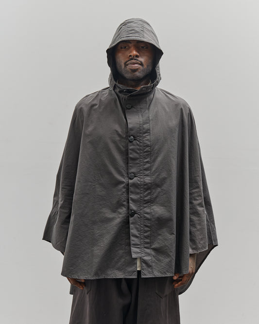 Postalco Rain Cape, Charcoal Gray