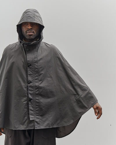 Postalco Rain Cape, Charcoal Gray