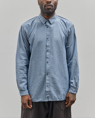 Postalco Unisex Free Arm Shirt Straight Fit, Light Chambray