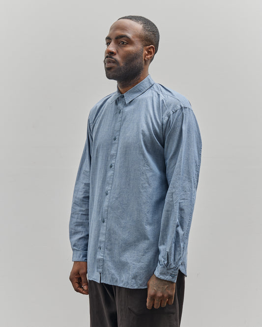 Postalco Unisex Free Arm Shirt Straight Fit, Light Chambray