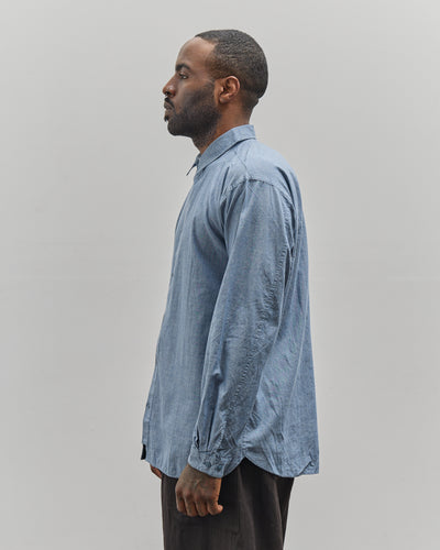 Postalco Unisex Free Arm Shirt Straight Fit, Light Chambray