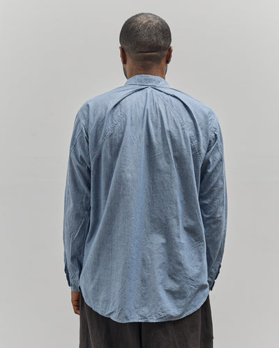 Postalco Unisex Free Arm Shirt Straight Fit, Light Chambray