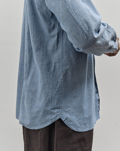 Postalco Unisex Free Arm Shirt Straight Fit, Light Chambray