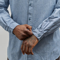 Postalco Unisex Free Arm Shirt Straight Fit, Light Chambray