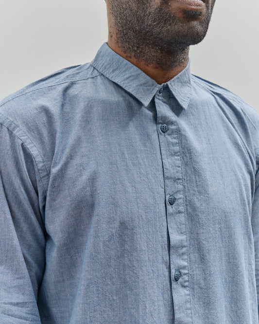 Postalco Unisex Free Arm Shirt Straight Fit, Light Chambray