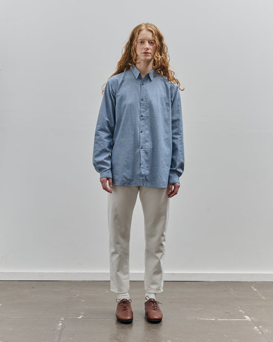 Postalco Free Arm Shirt Straight Fit, Light Chambray