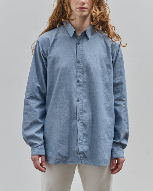 Postalco Free Arm Shirt Straight Fit, Light Chambray