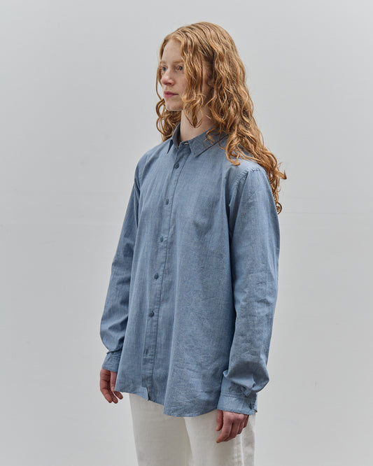 Postalco Free Arm Shirt Straight Fit, Light Chambray