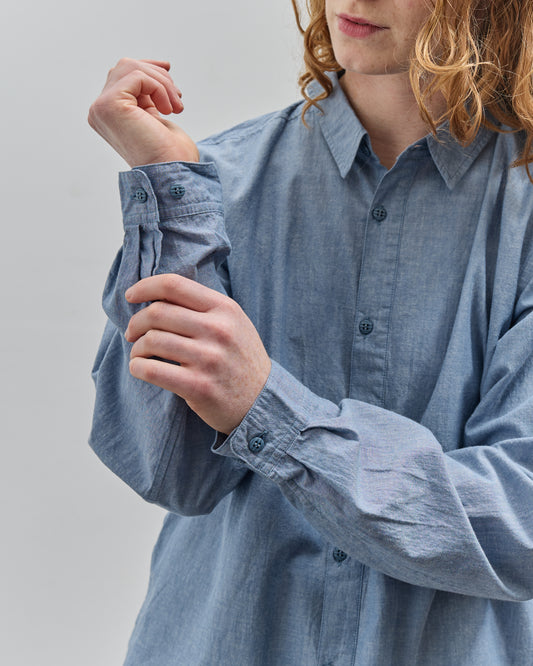 Postalco Free Arm Shirt Straight Fit, Light Chambray