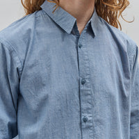 Postalco Free Arm Shirt Straight Fit, Light Chambray