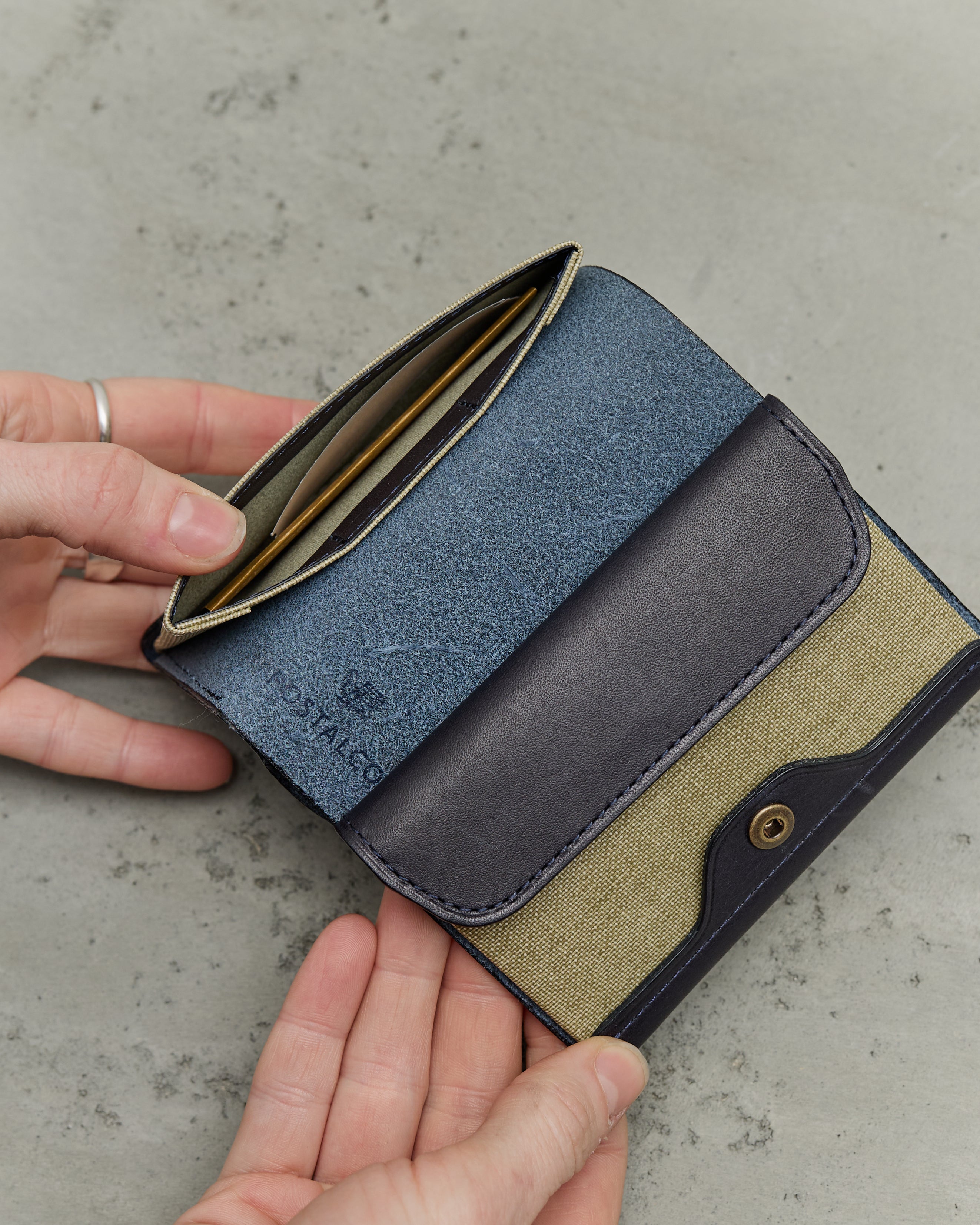Postalco Card & Coin Wallet, Mint Green – Glasswing