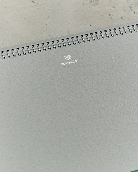 Postalco Notebooks, Ash Gray