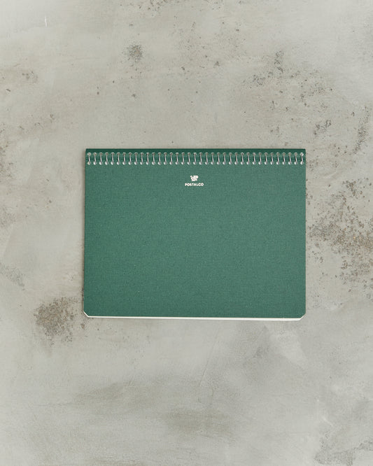 Postalco Notebook, Dark Green