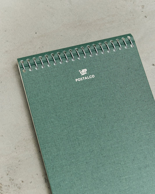 Postalco Notebook, Dark Green