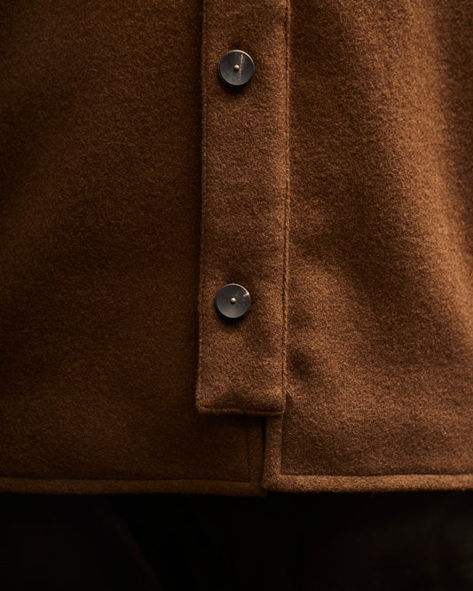 Postalco Free Arm Button Jacket, Walnut