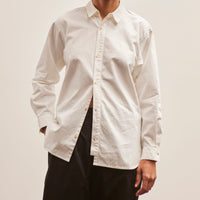 Postalco Free Arm Shirt 01 Weather Cloth, Off-White