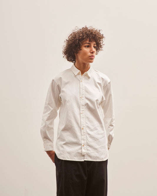 Postalco Free Arm Shirt 01 Weather Cloth, Off-White