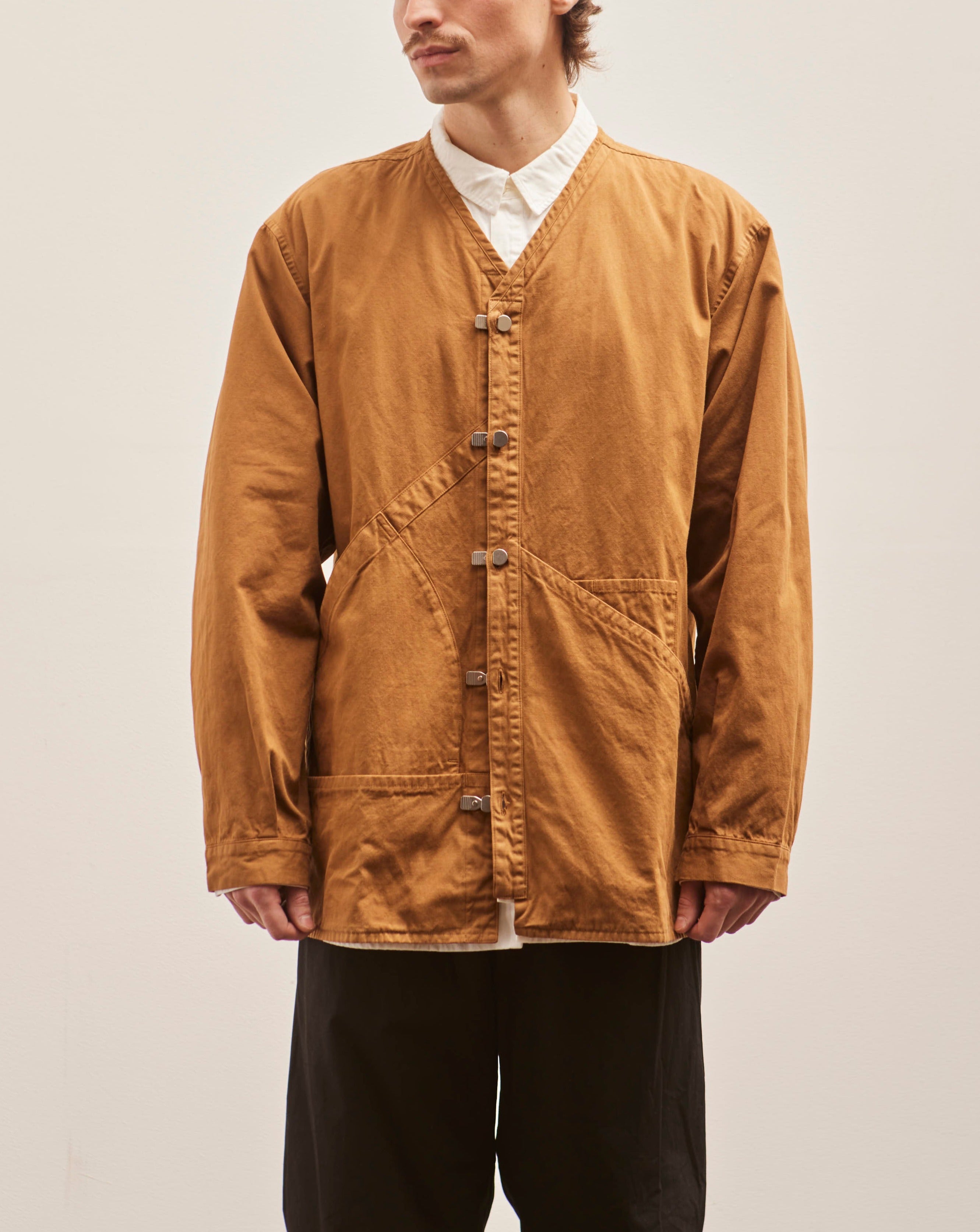 【POSTALCO　キャビネットジャケット　Lサイズ】 Postalco Unisex Cabinet Jacket, Brown – Glasswing