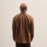 Postalco Unisex Free Arm Button Jacket, Walnut