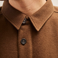 Postalco Unisex Free Arm Button Jacket, Walnut