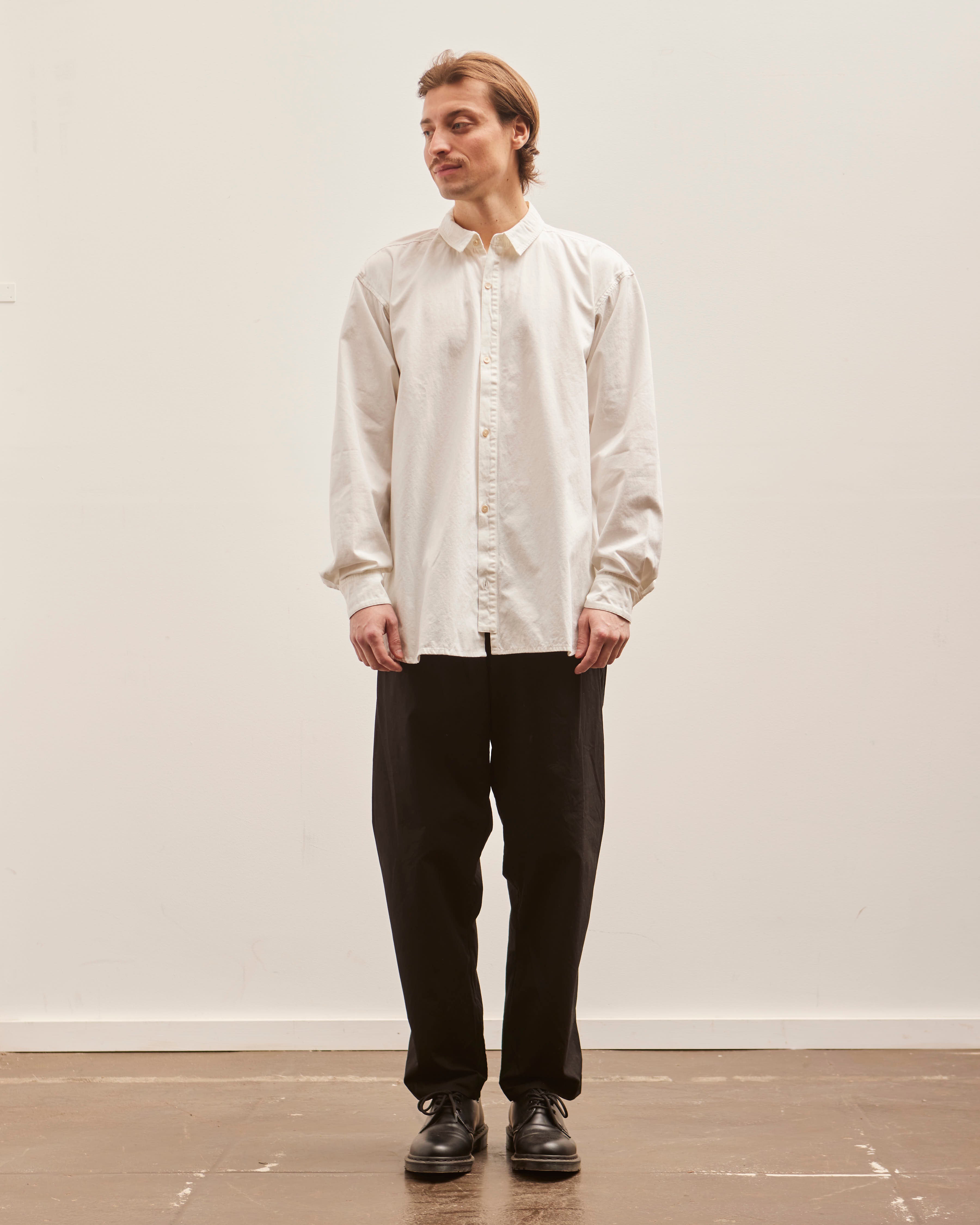 POSTALCO フリーアームシャツ ウェザークロス OFF WHITE POSTALCO フリーアームシャツ ウェザークロス OFF WHITE ポスタルコ