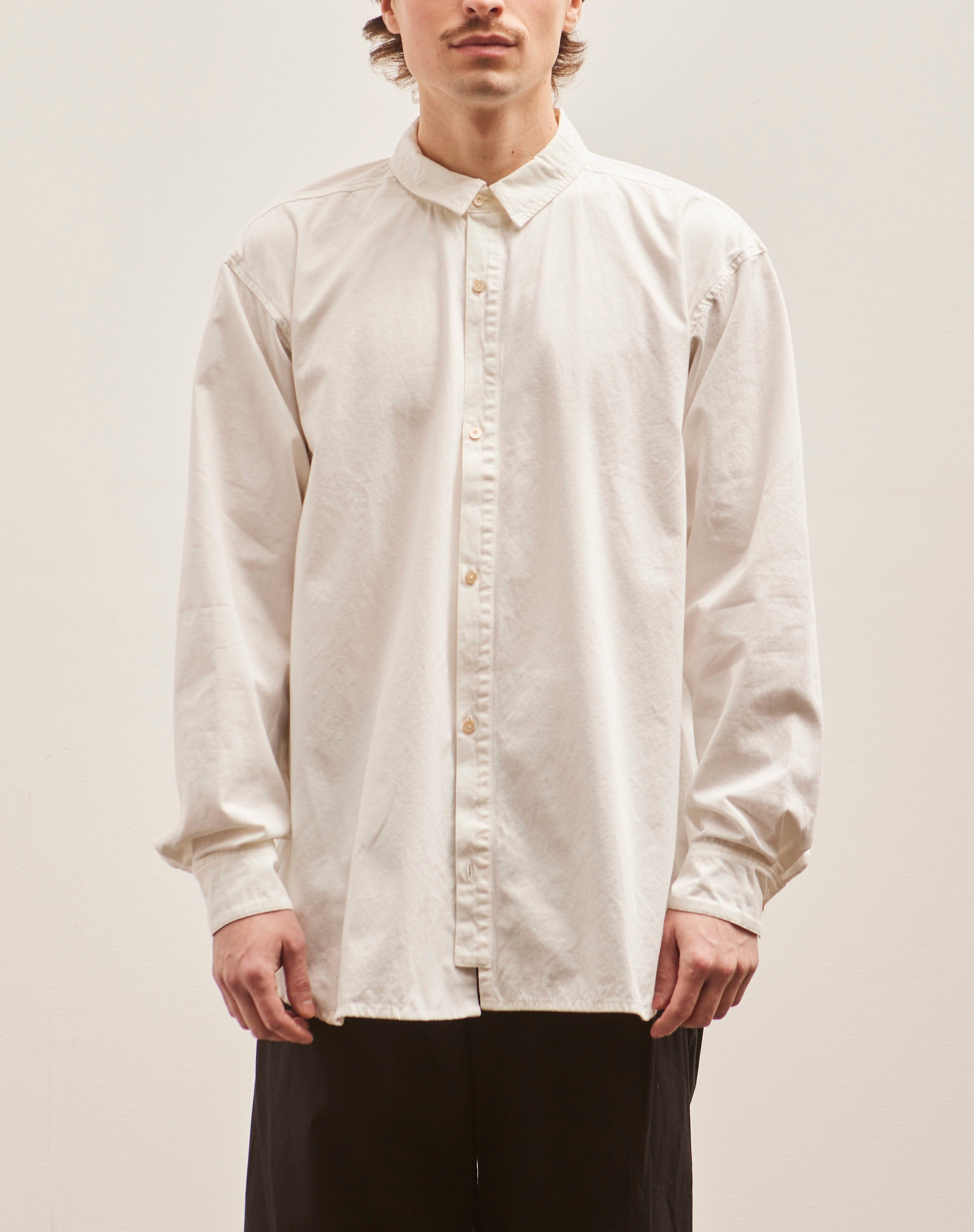 Postalco Unisex Free Arm Shirt 01 Weather Cloth, Off-White – Glasswing