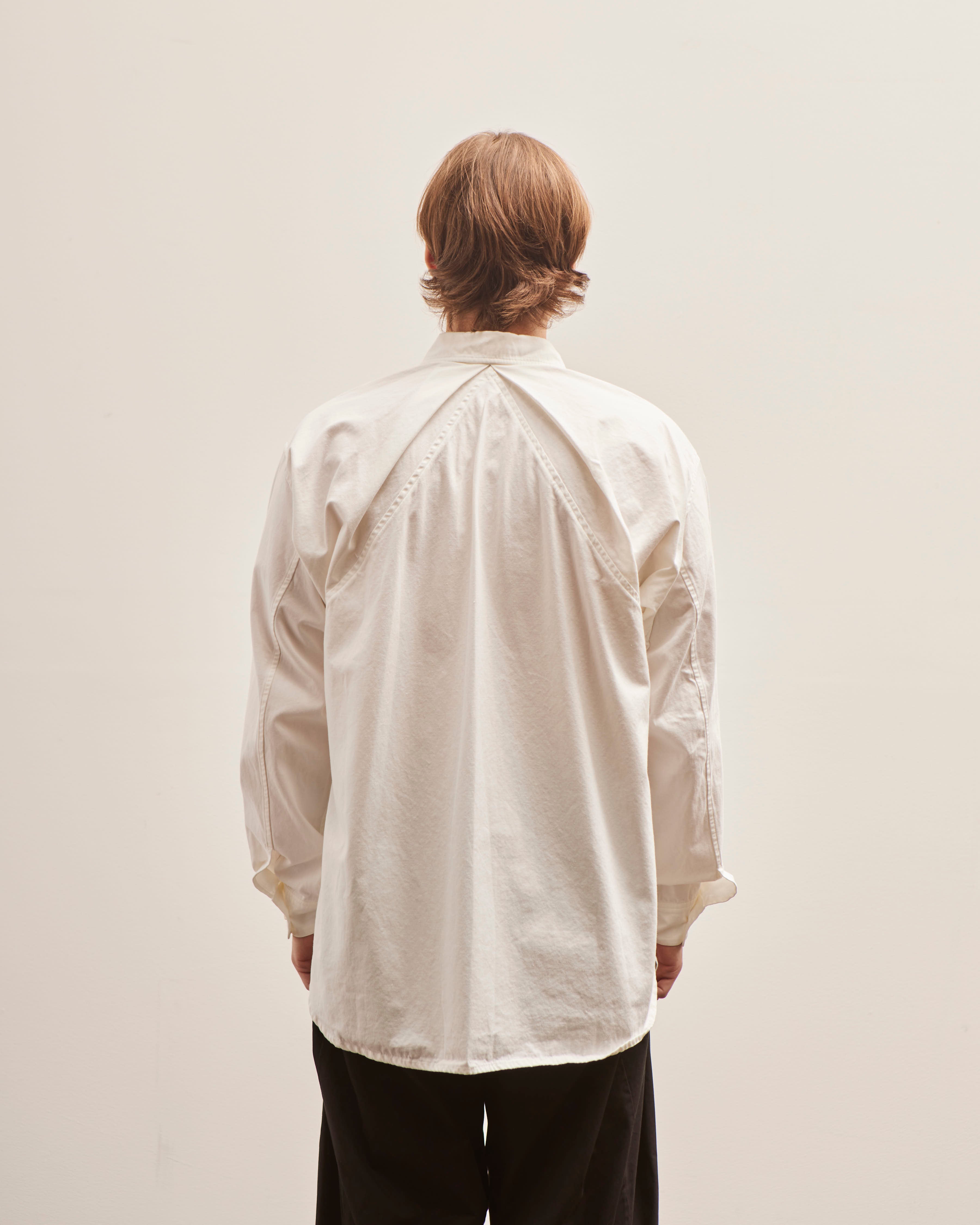 POSTALCO フリーアームシャツ ウェザークロス OFF WHITE POSTALCO フリーアームシャツ ウェザークロス OFF WHITE ポスタルコ