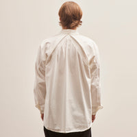 Postalco Unisex Free Arm Shirt 01 Weather Cloth, Off-White