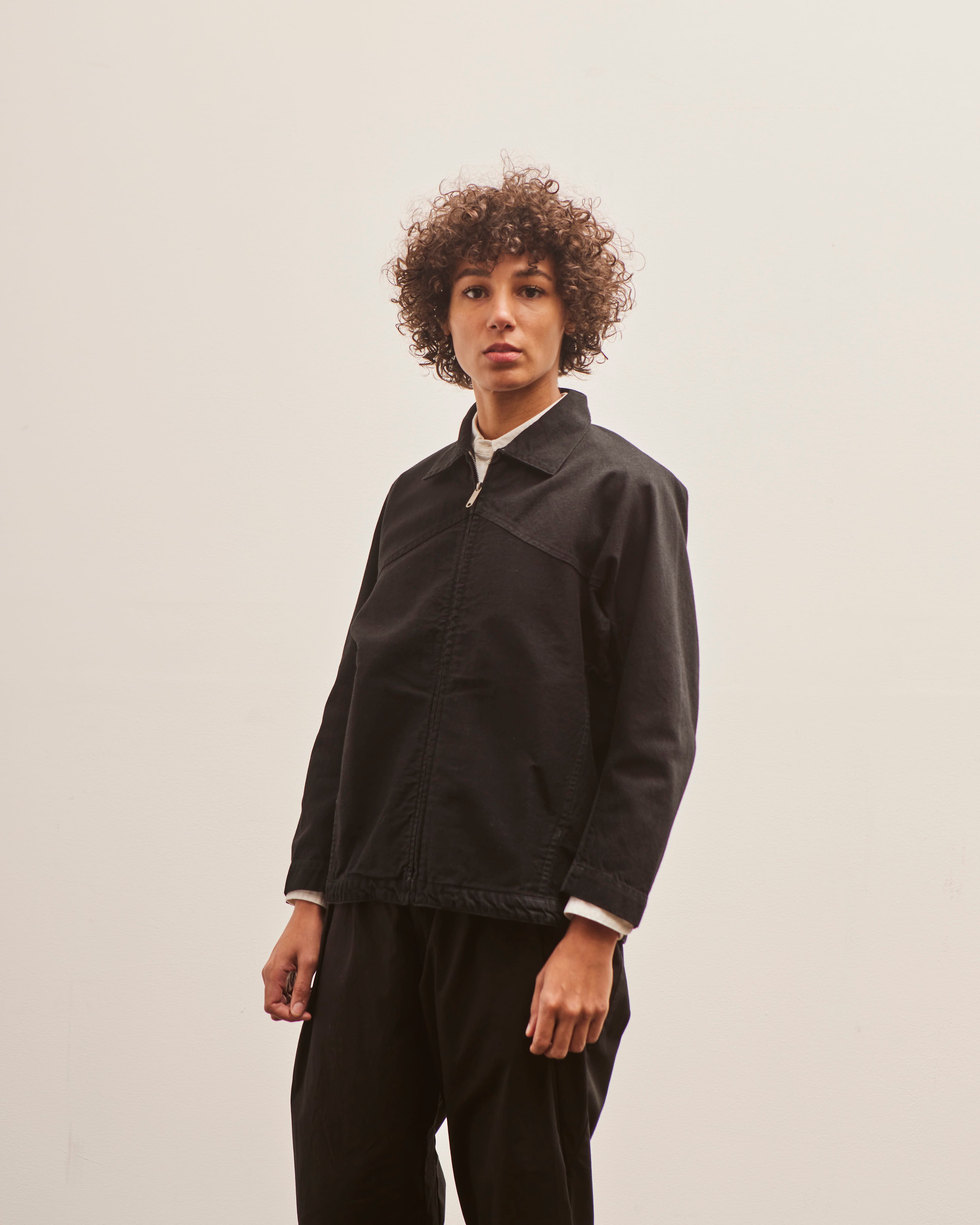 Postalco Zip-Up Jacket Light Denim, Double Black – Glasswing
