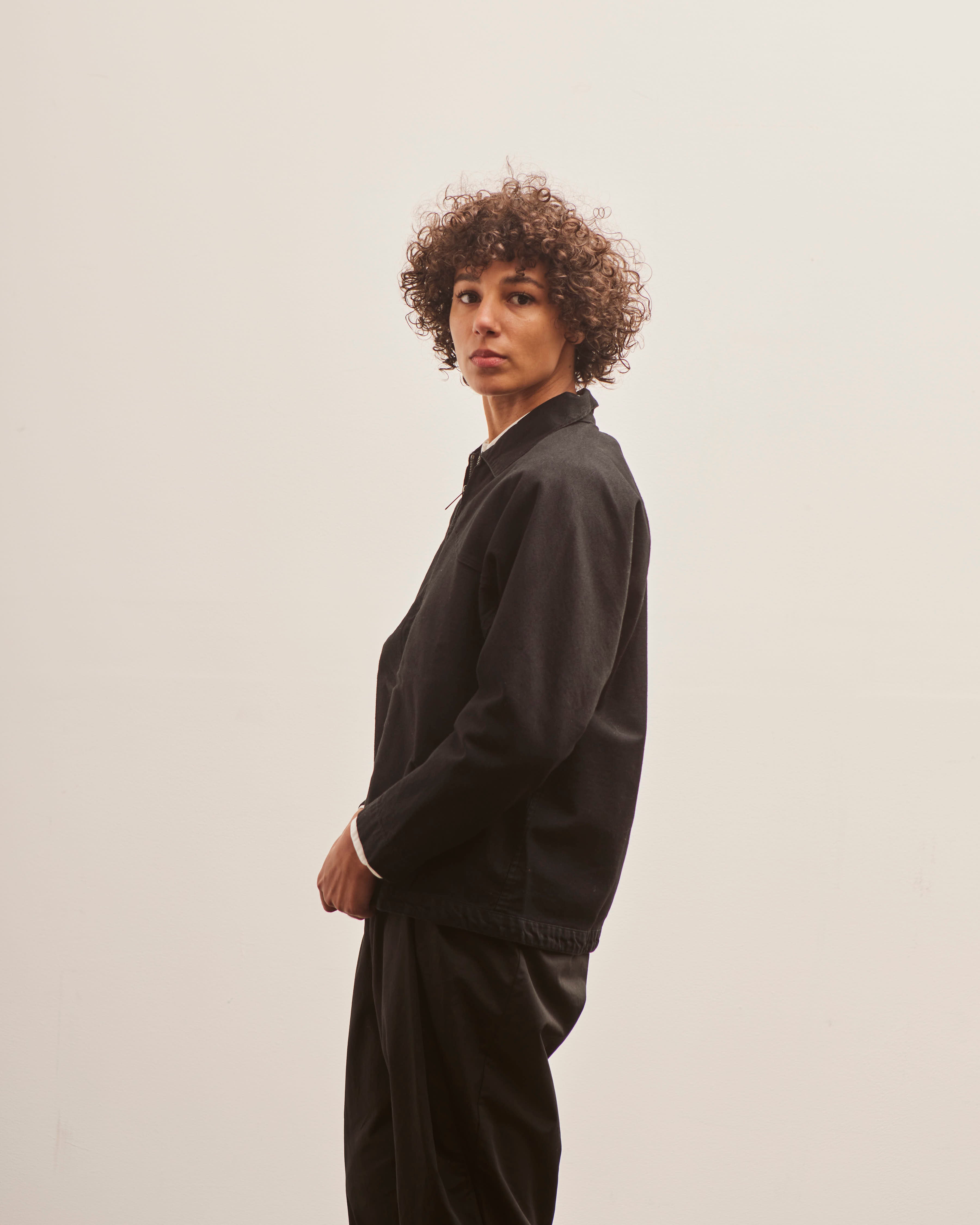 Postalco Zip-Up Jacket Light Denim, Double Black – Glasswing