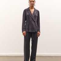 SEYA Charlotte Tailor Blouse, Ebony Black