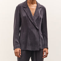 SEYA Charlotte Tailor Blouse, Ebony Black