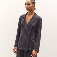 SEYA Charlotte Tailor Blouse, Ebony Black