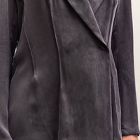 SEYA Charlotte Tailor Blouse, Ebony Black